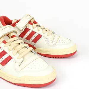 Wmns Forum 84 Low 'Off White Vivid Red'